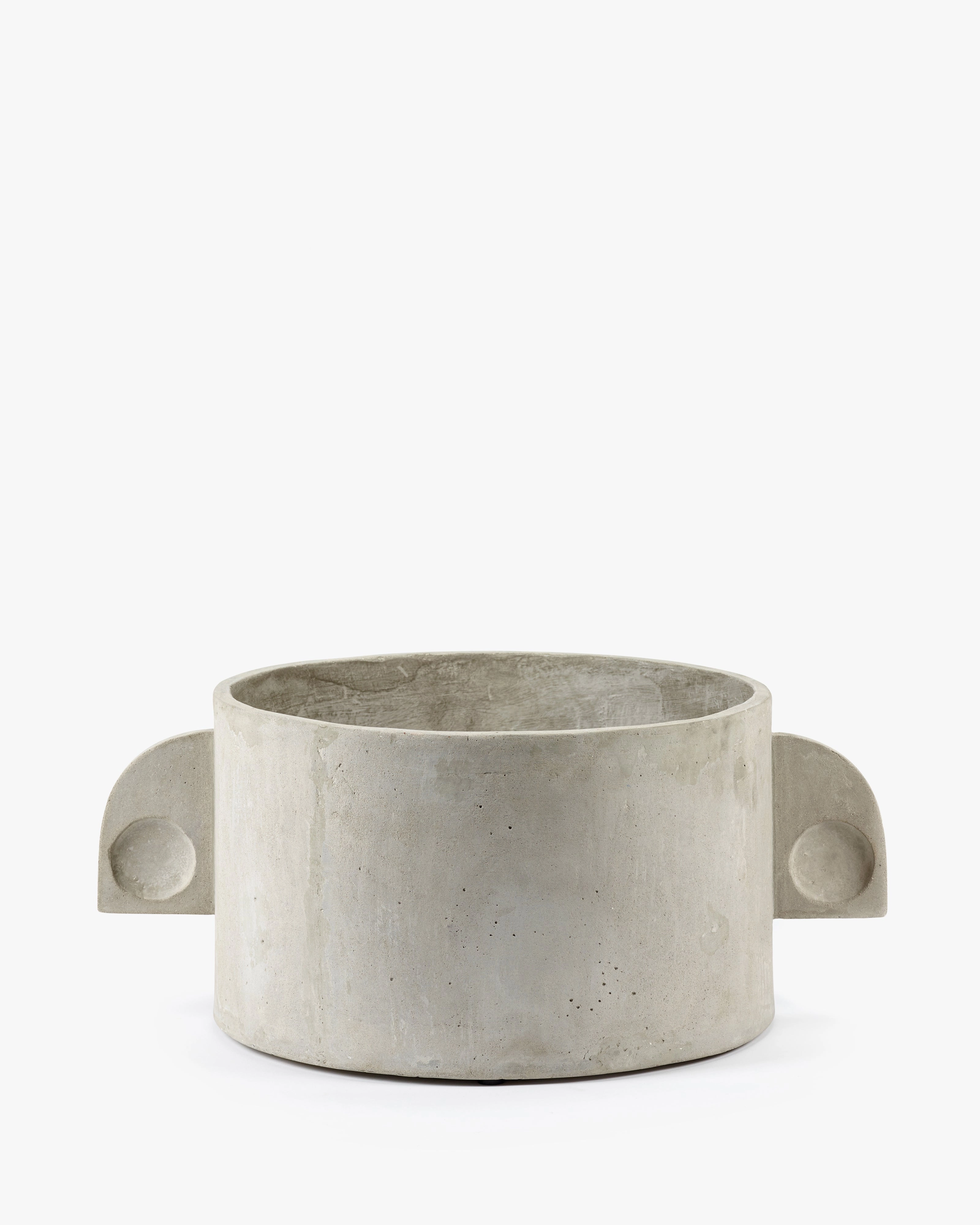 Flowerpot art deco oval grey Pottery & Urban Jungle decor outlet