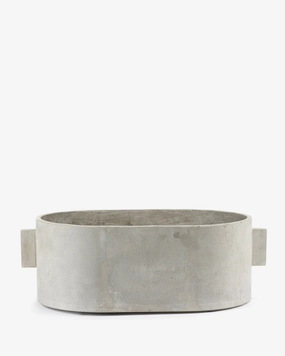 Flowerpot oval L grey Pottery & Urban Jungle decor outlet