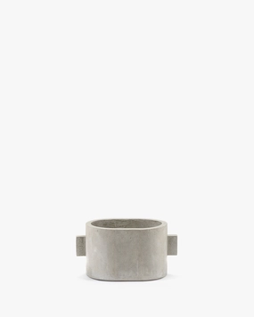 Flowerpot oval S grey Pottery & Urban Jungle decor outlet