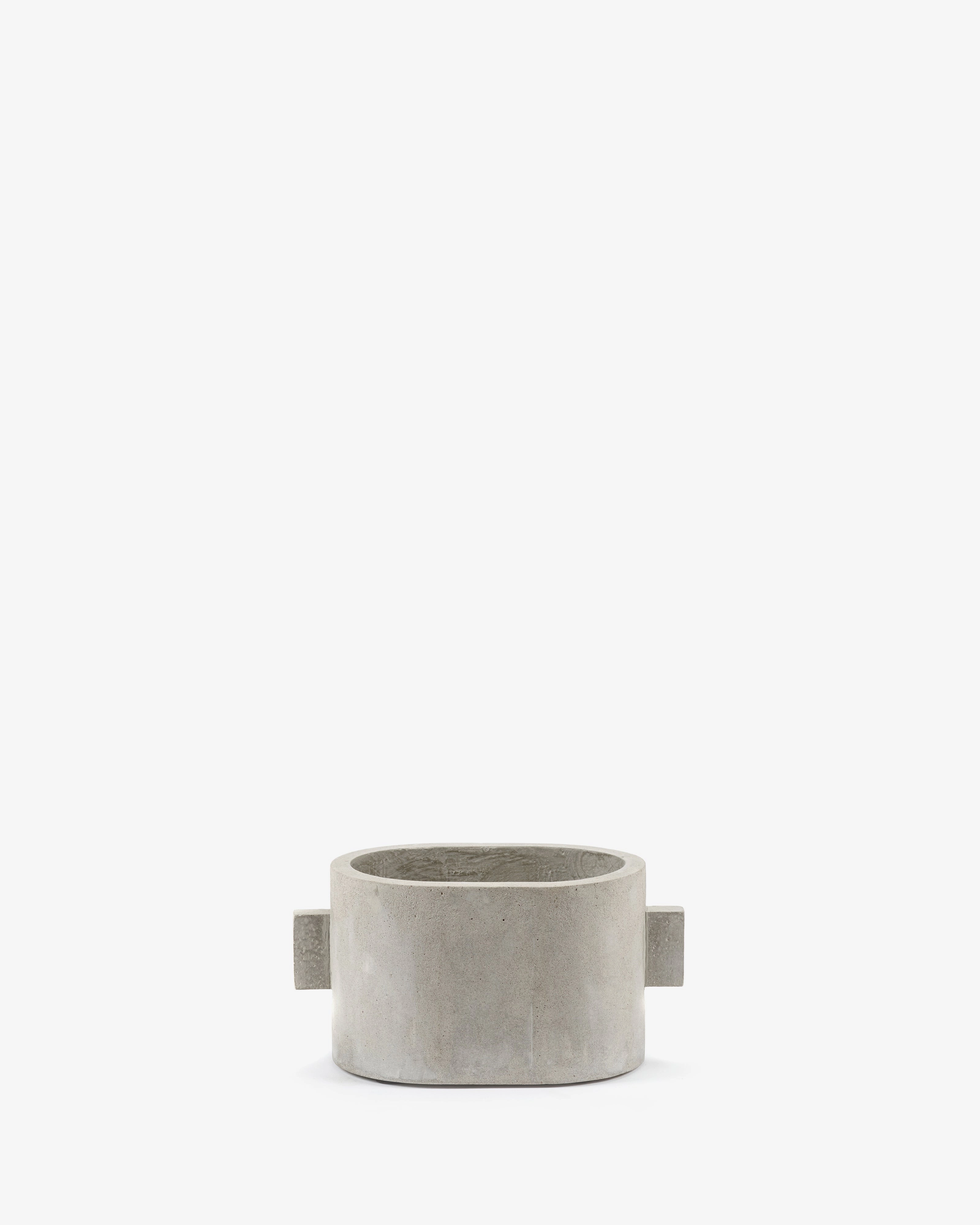 Flowerpot oval S grey Pottery & Urban Jungle decor outlet
