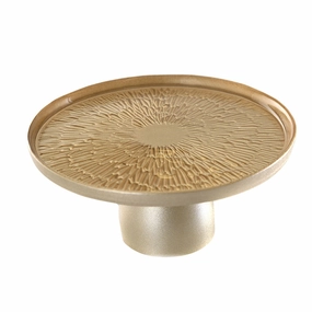 Footed Plate Duomo Gold 21cm Serveware clearance shop