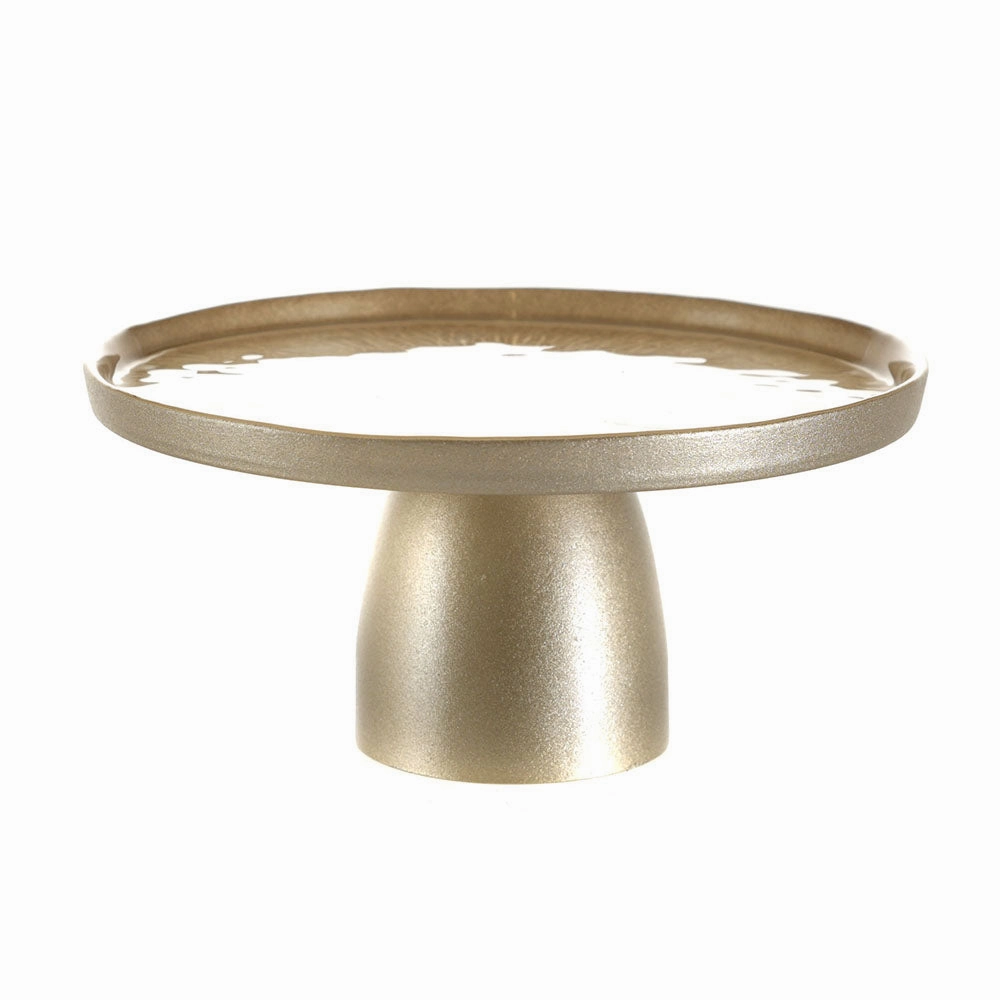 Footed Plate Duomo Gold 21cm
