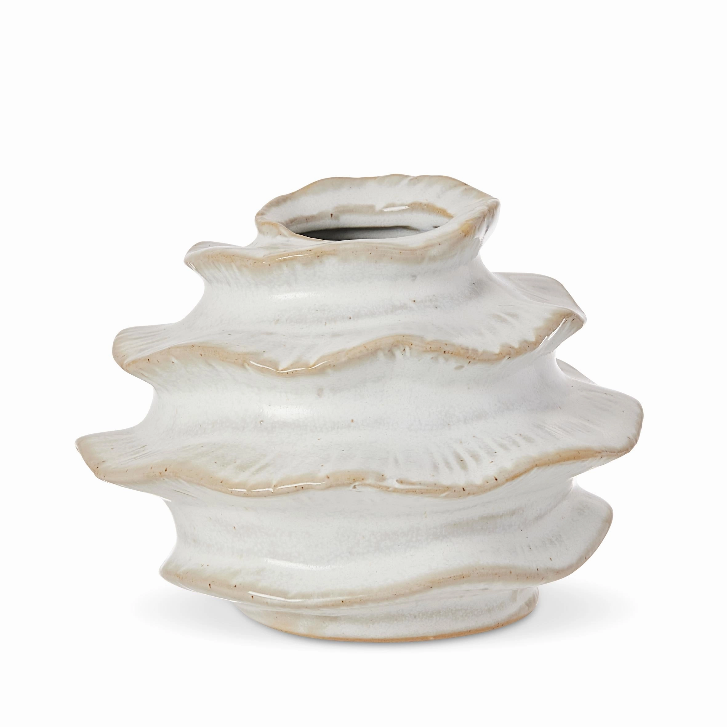 Fossil Natural Bud Vase Short D13X10.4cm Cheap Vases for home