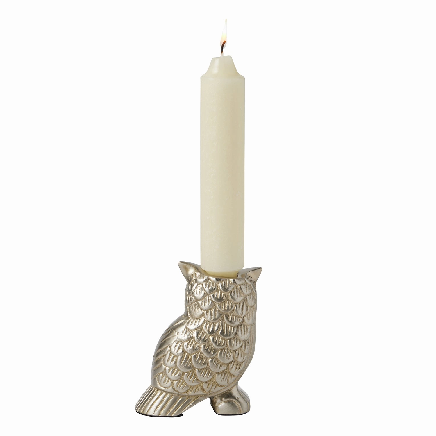 Francisco Tarnished Silver Candle Holder Set/2