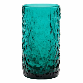 Fredrick Hand Blown Highball Glasses Set/6 (Aqua) Drinkware best price