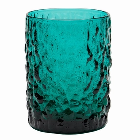 Fredrick Hand Blown Tumbler Glasses Set/6 (Aqua) Drinkware best price