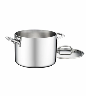 French Classic Tri-Ply Stainless Cookware 6 Qt. Stockpot W/Cover Cookware holiday sale