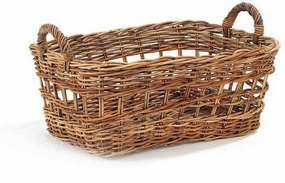 French Country Euro Market Rattan Basket Decorative Baskets clearance deals