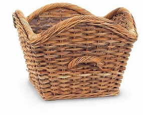 French Country Laurel Rattan Basket Decorative Baskets clearance deals