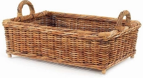 French Country Loft Rattan Basket Decorative Baskets clearance deals