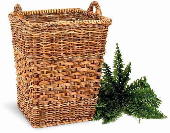 French Country Orchard Rattan Basket Decorative Baskets clearance deals
