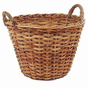 French Country Produce Rattan Basket Decorative Baskets clearance deals