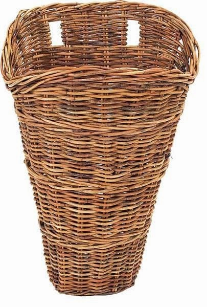 French Country Rattan Wall Basket 25" Decorative Baskets clearance deals