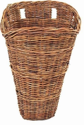French Country Rattan Wall Basket 25" Decorative Baskets clearance deals