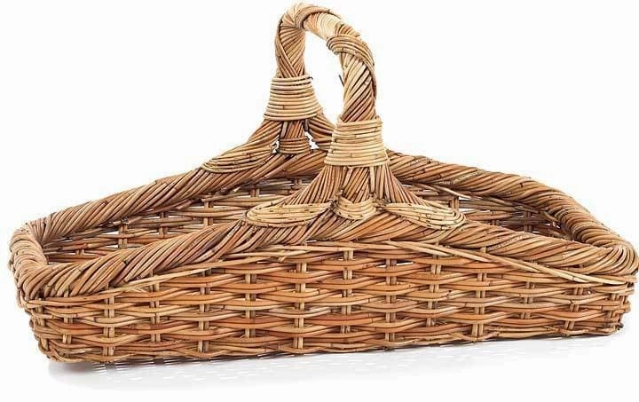 French Country Rattan Wildflower Basket Decorative Baskets clearance deals