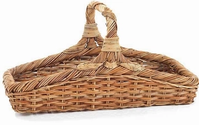 French Country Rattan Wildflower Basket Decorative Baskets clearance deals