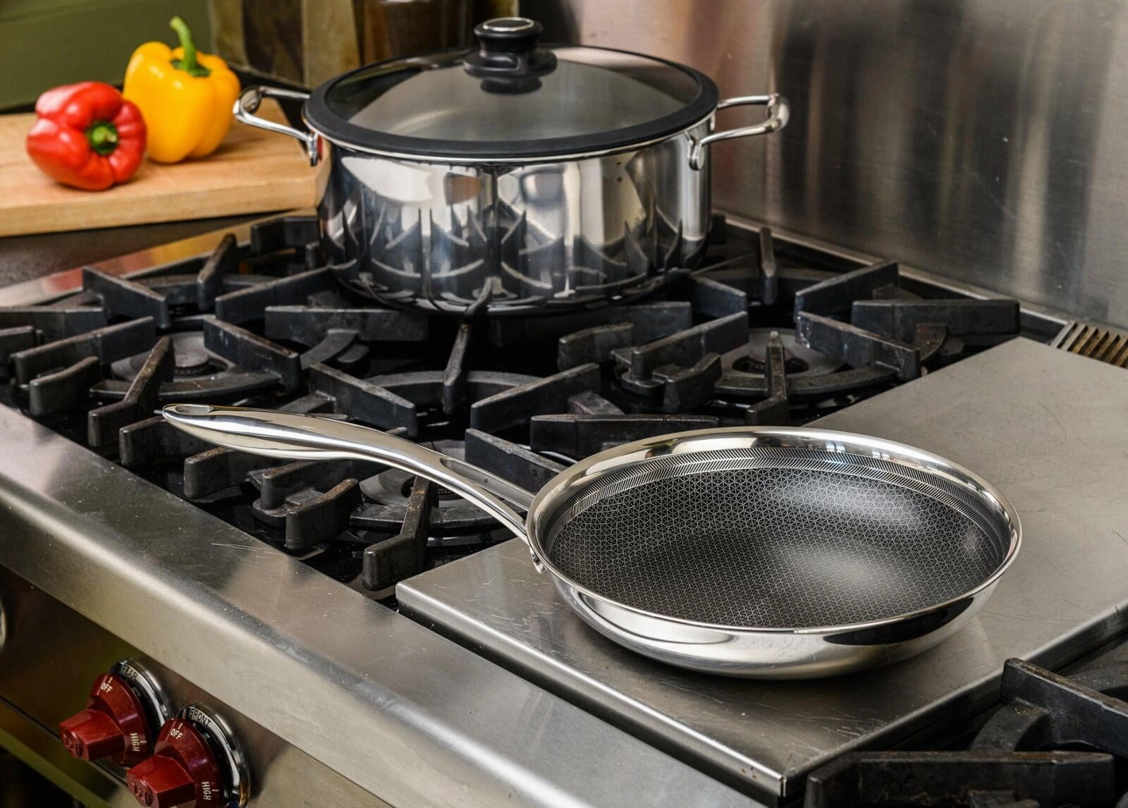 Frieling Black Cube 11 Inch Stainless/Nonstick Hybrid Fry Pan