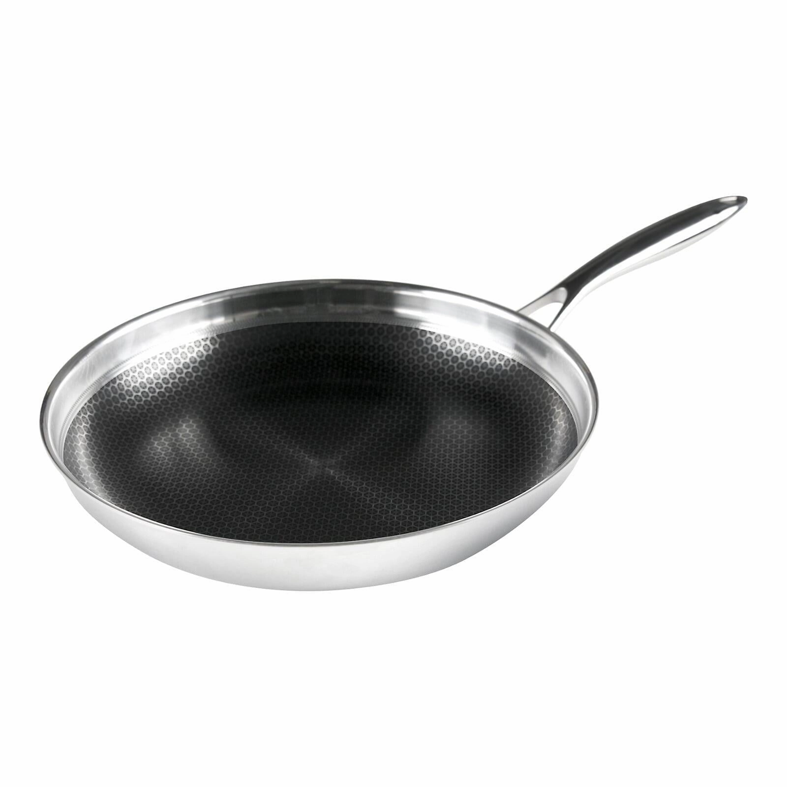 Frieling Black Cube 12-1/2 Inch Stainless/Nonstick Hybrid Fry Pan Cookware holiday sale