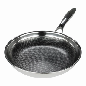 Frieling Black Cube 8 Inch Stainless/Nonstick Hybrid Fry Pan Cookware online kitchen sale