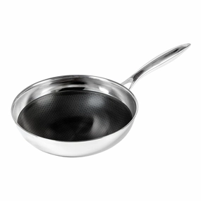 Frieling Black Cube 9-1/2 Inch 2.5 Quart Stainless/Nonstick Hybrid Chef's Pan Cookware holiday sale