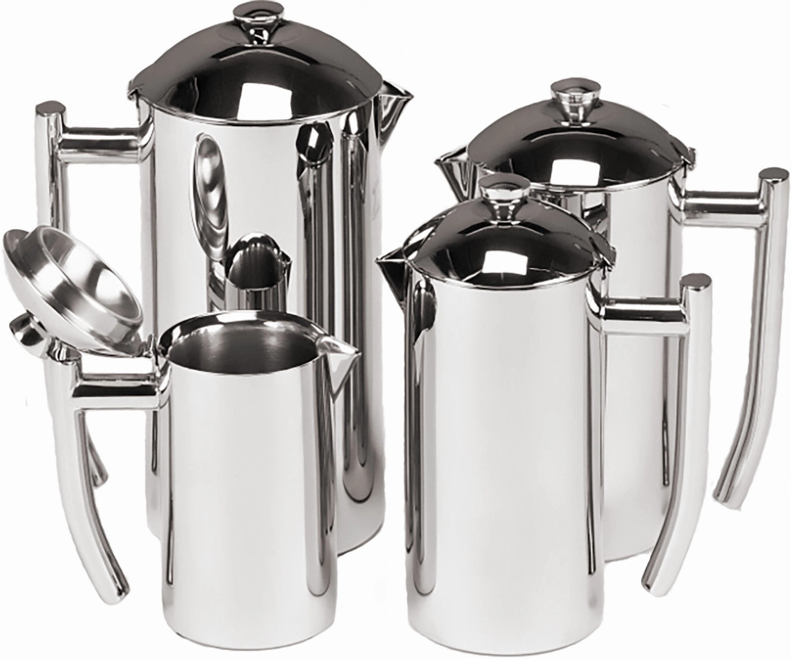 Frieling Premium Insulated Platinum Beverage Server, Sleek Polished finish, 41 fl. oz.