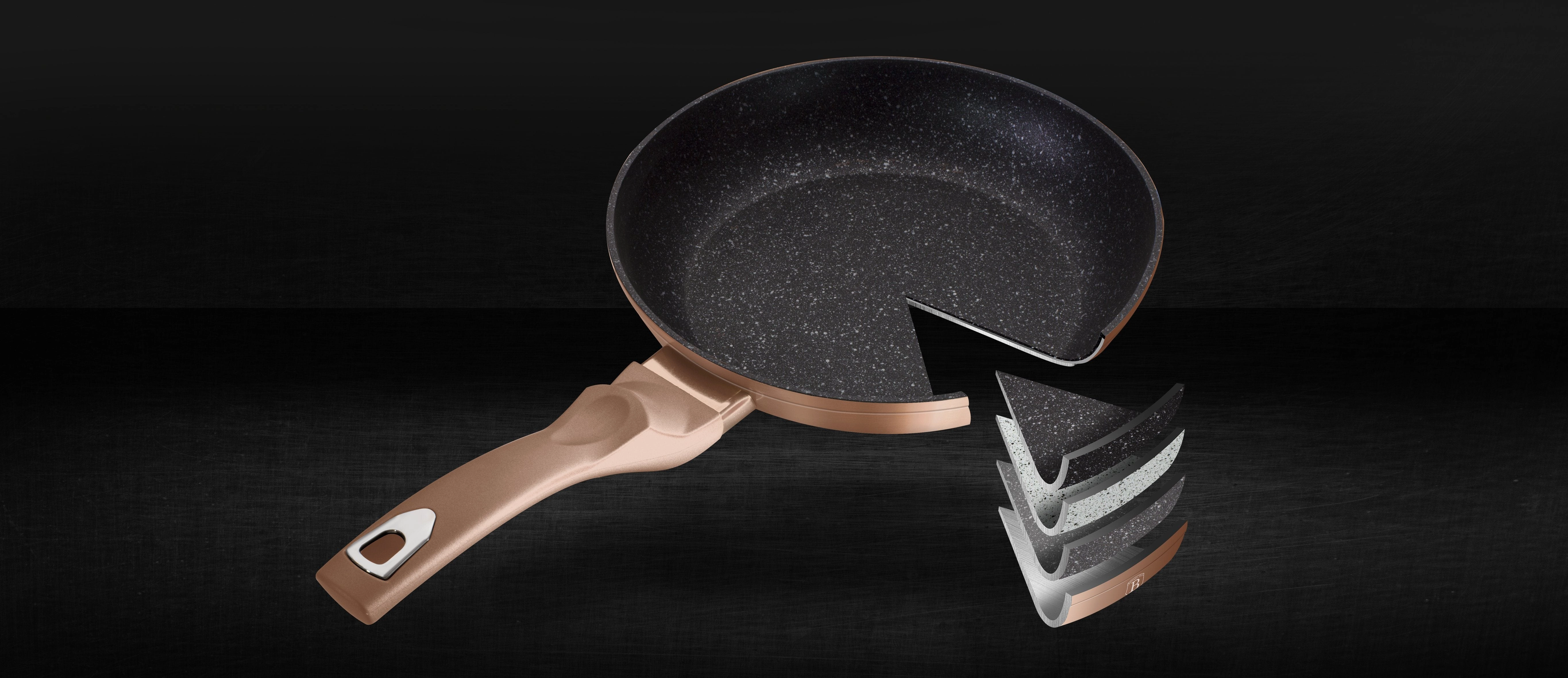 Frypan 9.5 inches w/ Protector Rose Gold Collection