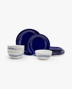 Full Set 12 pieces blue Feast Buy Dinnerware online shop