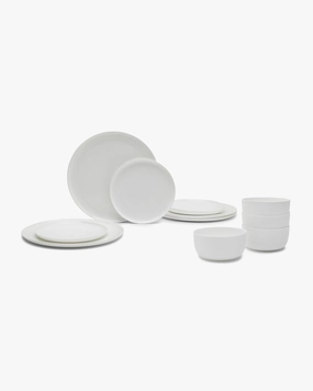 Full set 12 pieces white Base Buy Dinnerware online shop