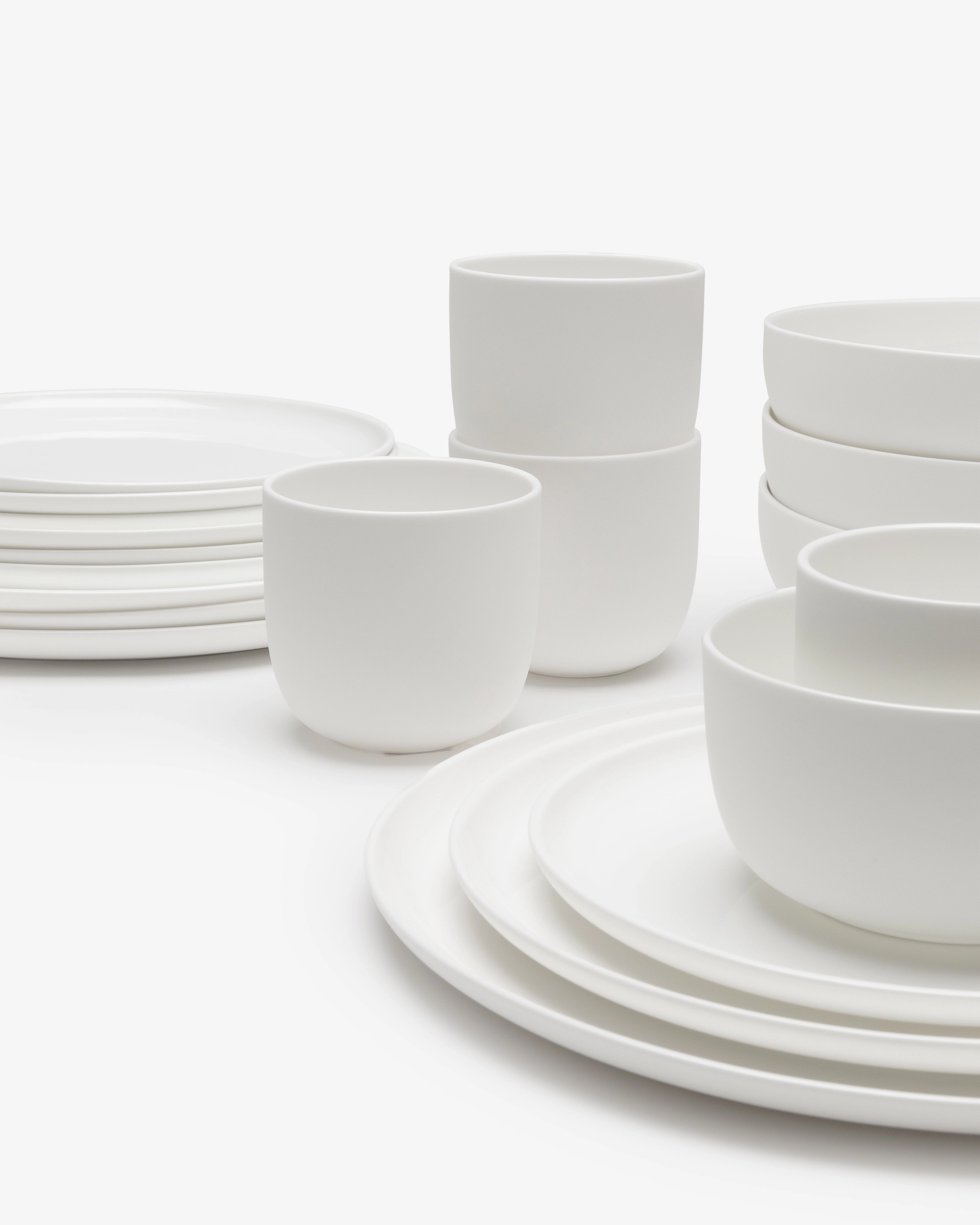 Full Set 24 pieces white Base