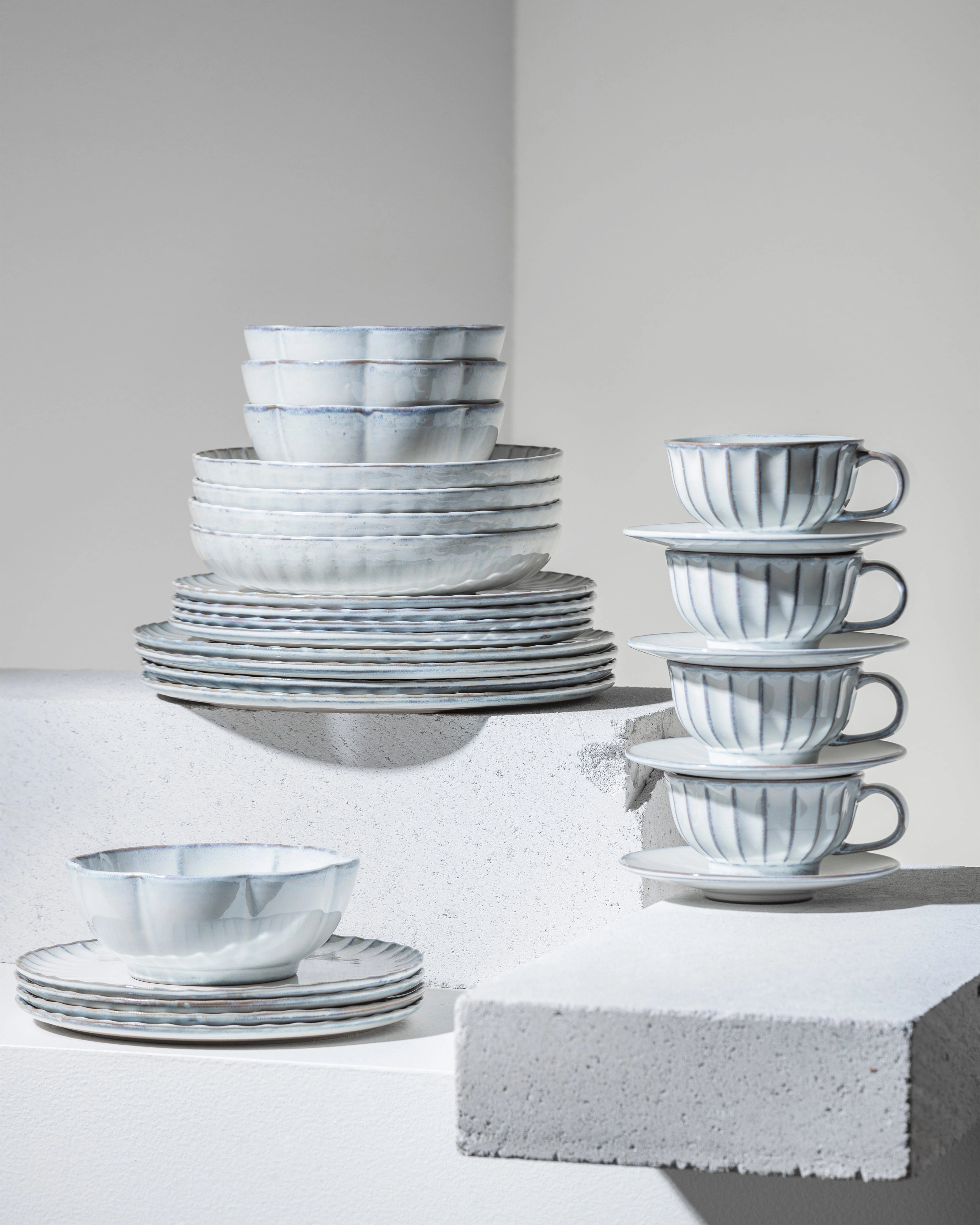 Full Set 28 pieces white Inku