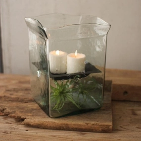Giant Square Candle Hurricane Candle Holders discount collection