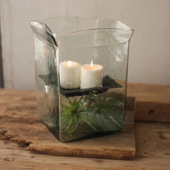 Giant Square Candle Hurricane Candle Holders discount collection