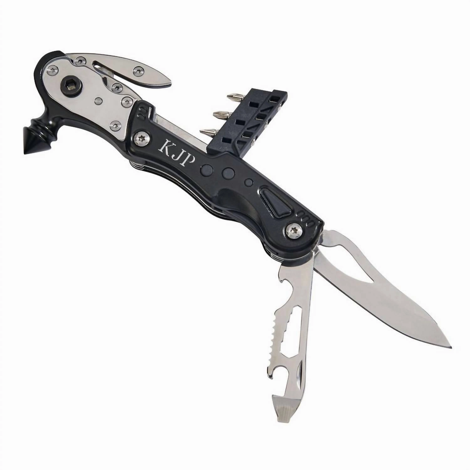 Glass Breaker With Multi Tools In Black