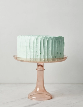Glass Cake Stand by Estelle Colored Glass Serveware kitchen discount