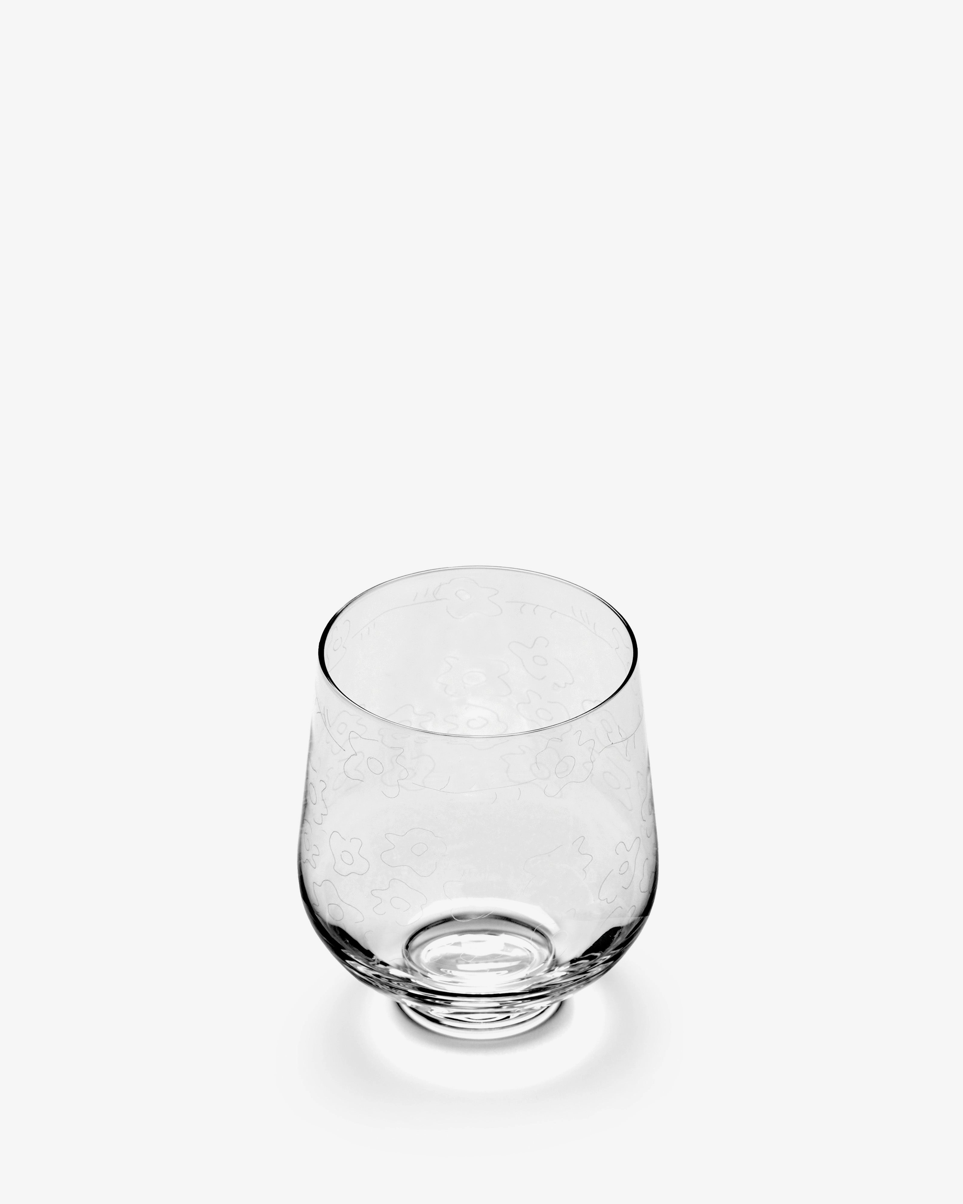 GLASS DARK VIOLA MF Glassware Tableware discount
