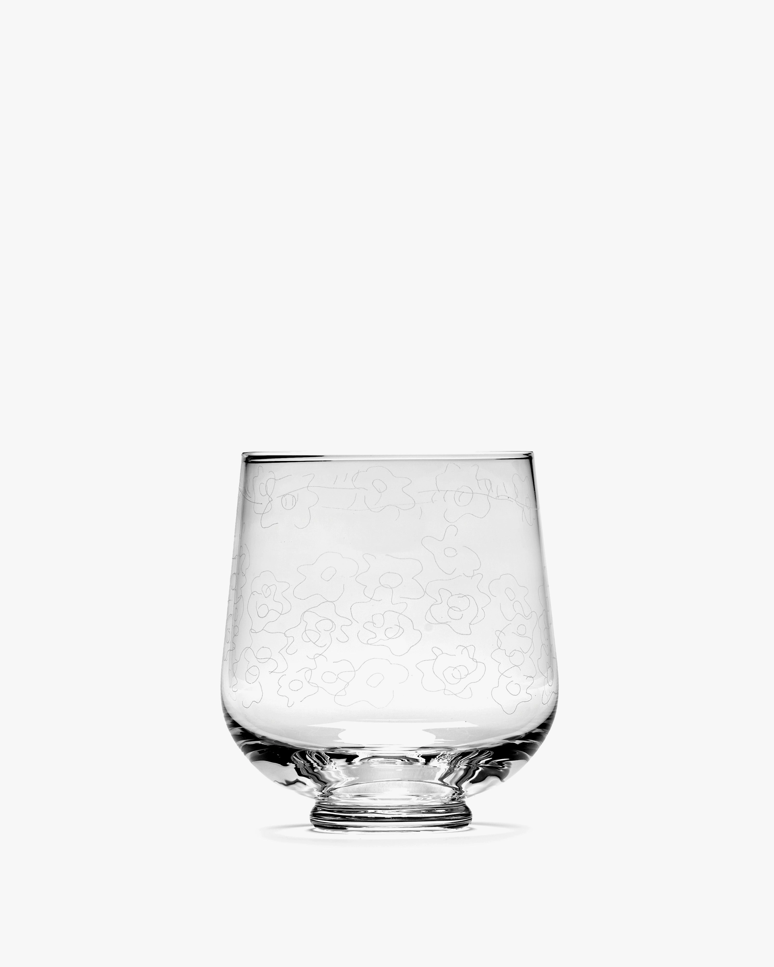 GLASS DARK VIOLA MF Glassware Tableware discount