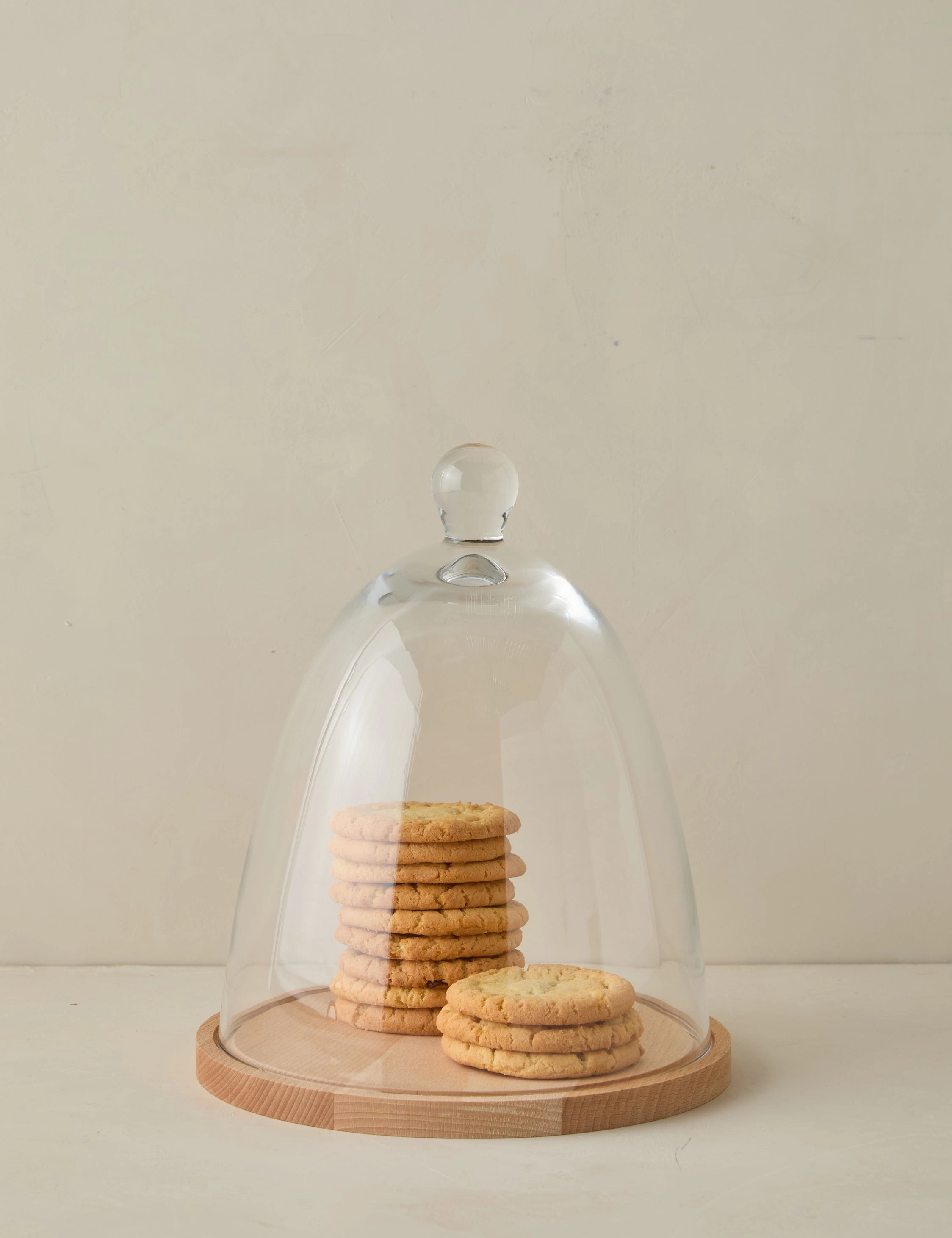 Glass Dome with Wood Base by etHOME