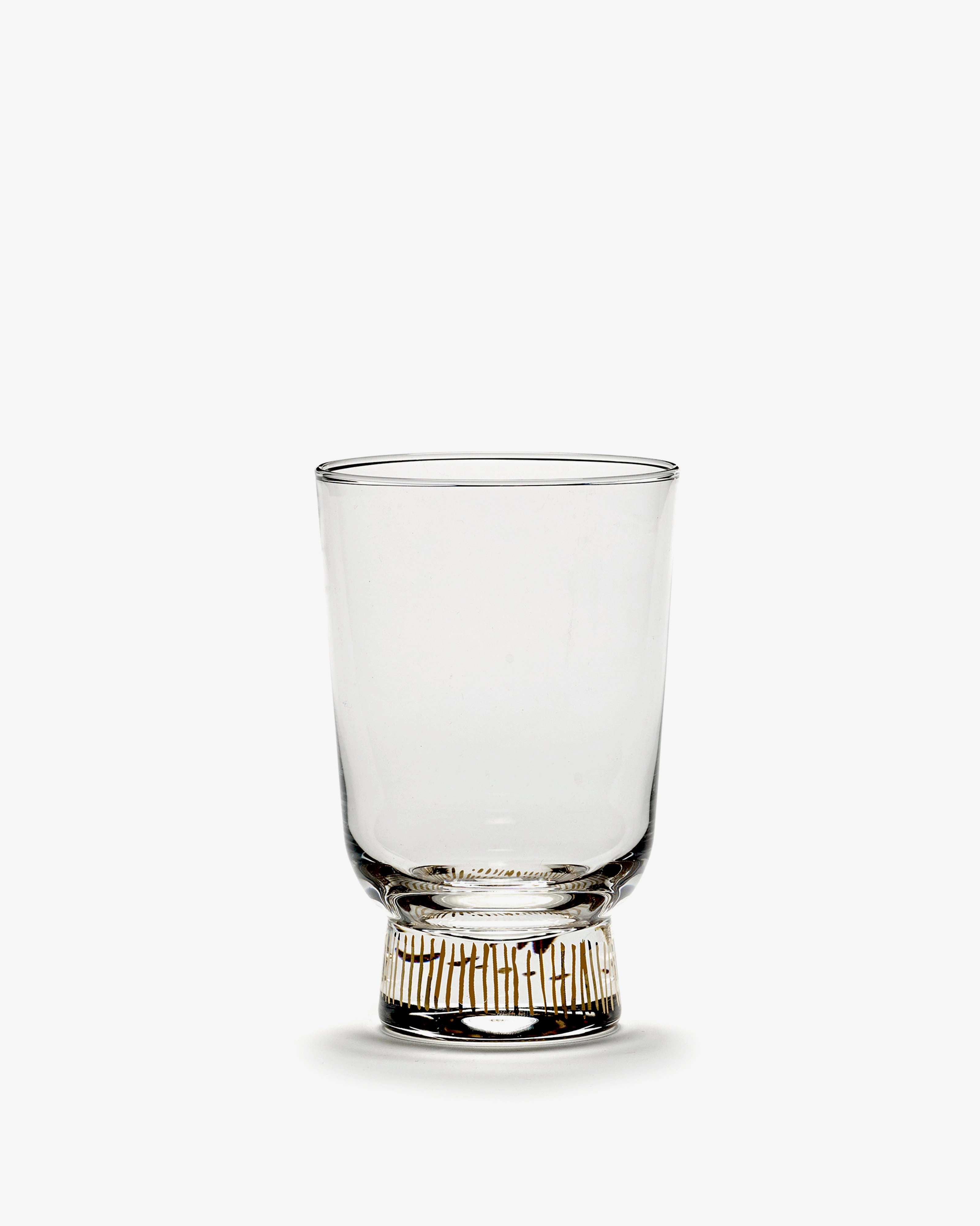Glass L stripes gold Feast Glassware Tableware hot sale