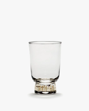 Glass L stripes gold Feast Glassware Tableware hot sale