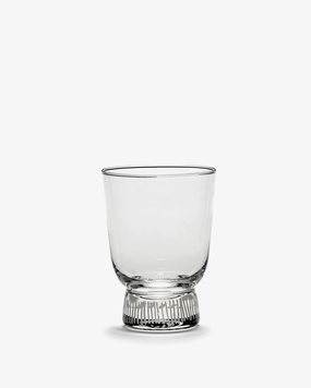 Glass S stripes sandblasted Feast Glassware Tableware hot sale