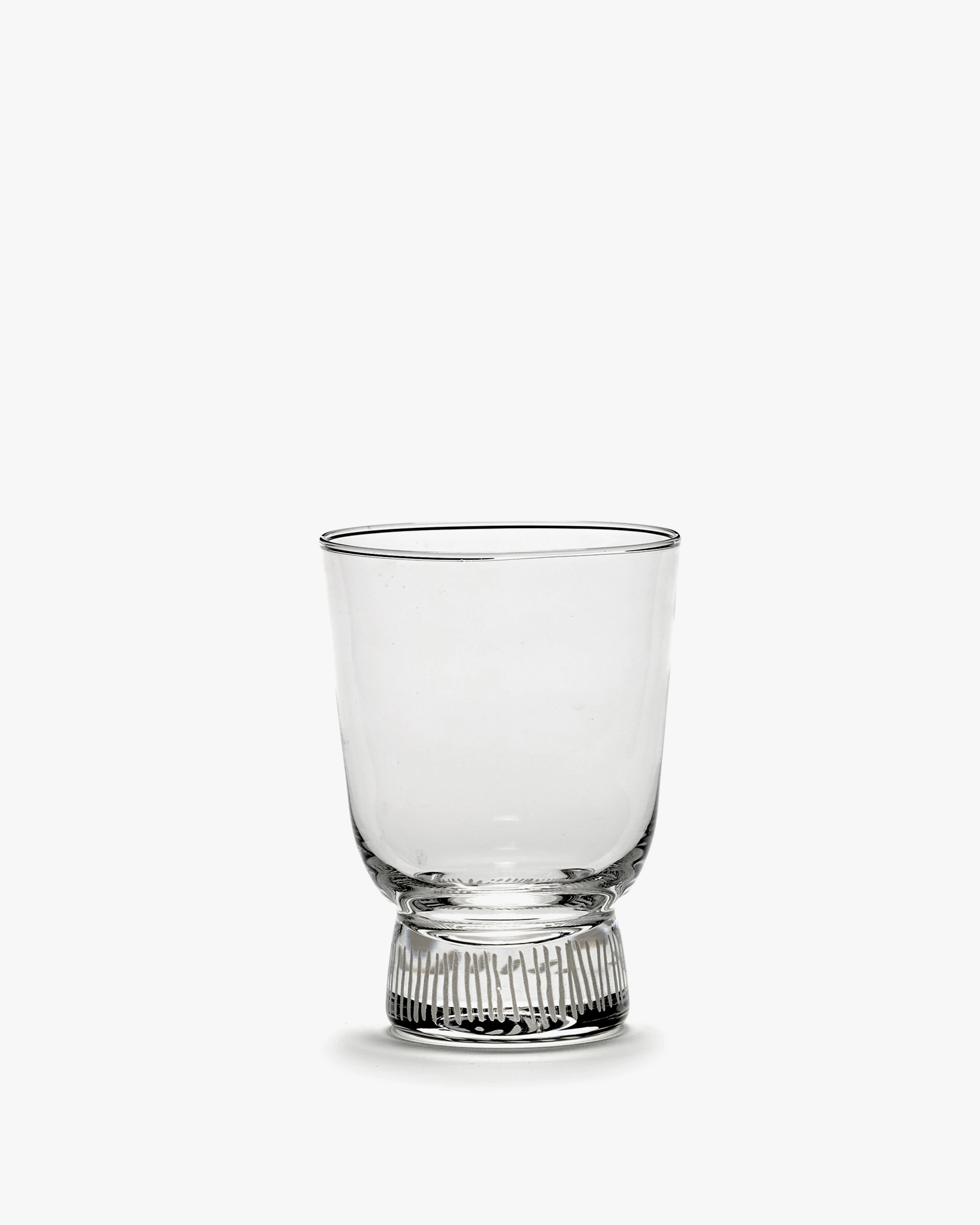 Glass S stripes sandblasted Feast Glassware Tableware hot sale