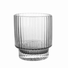 Glass Tumbler Optic Clear Drinkware Bar Essentials