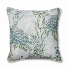 Glenelg Blue Cushion 50cm Cushions for home decor deals