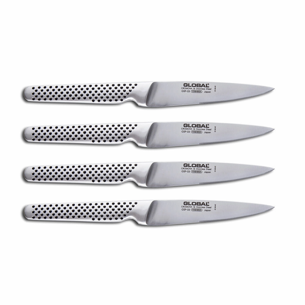 Global GSF-4023 4 Piece Steak Knife Set Cutlery knife sets deals