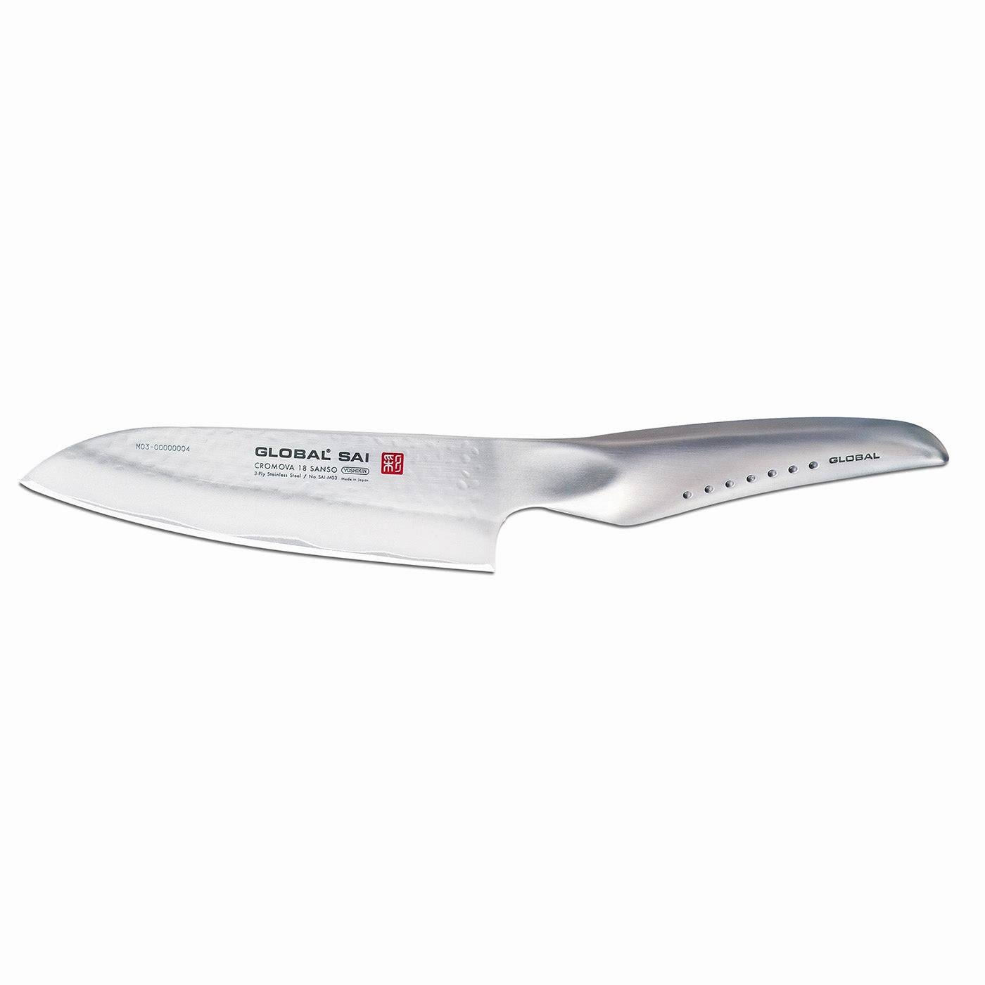 Global SAI-M03 5 Inch Santoku Knife, Silver Cutlery knife sets deals