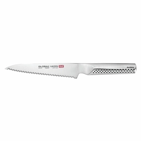 Global UKON 6" Serrated Utility Knife Cutlery knife sets deals