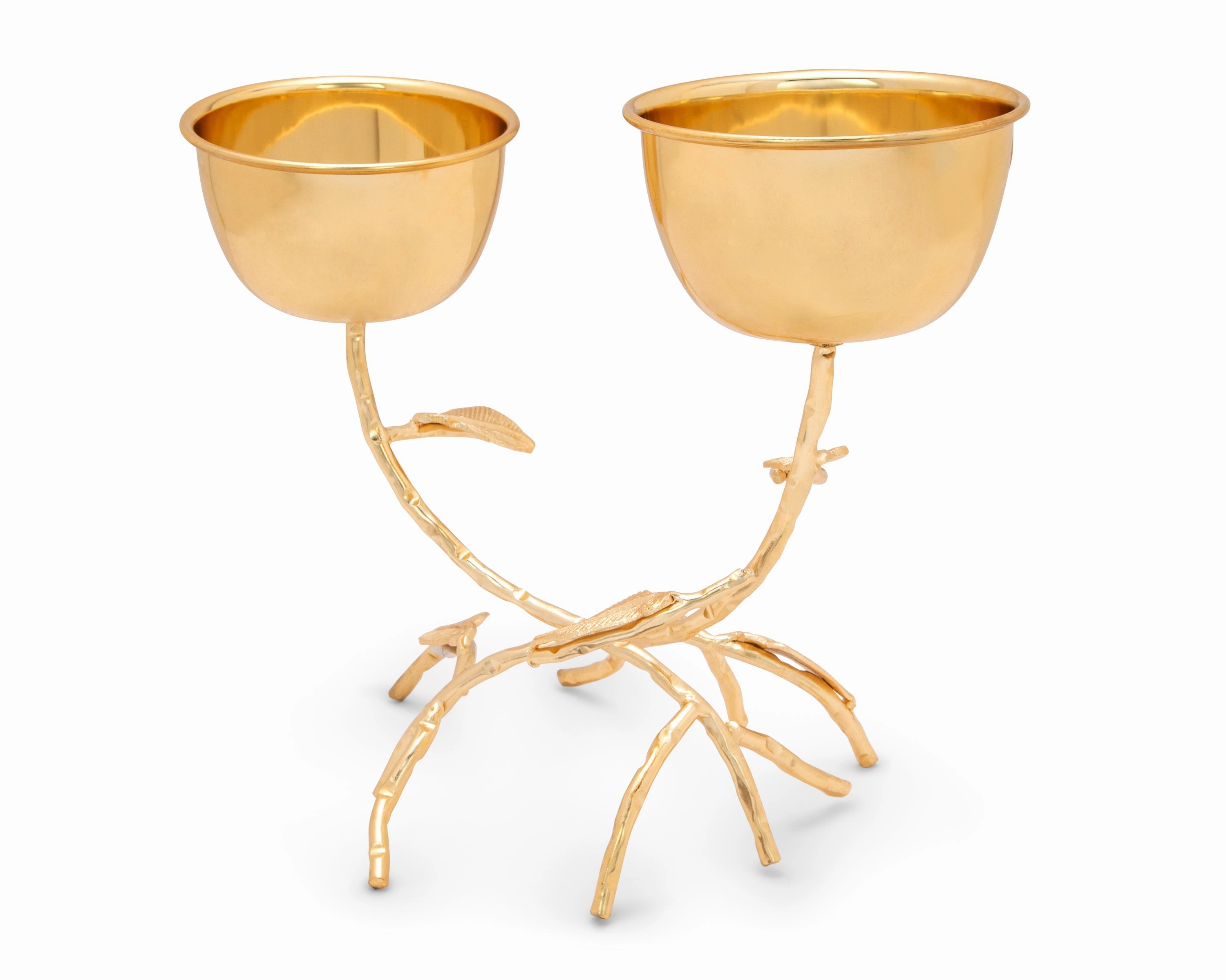Gold 2 Branch Relish Dish Serveware deals online