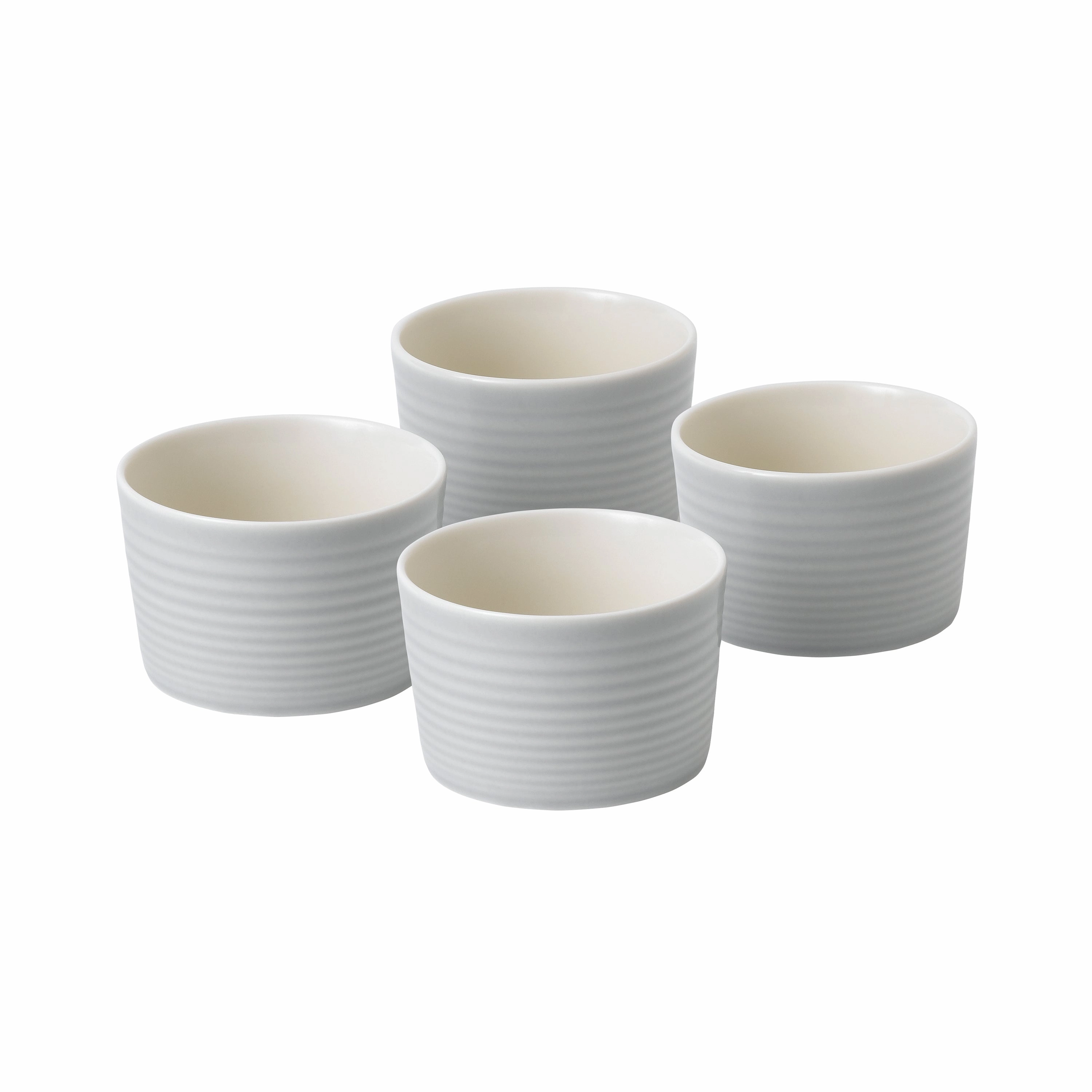 Gordon Ramsay Maze Oven to Table Ramekin 3.9in Light Grey, Set of 4 Dinnerware bulk buy offers