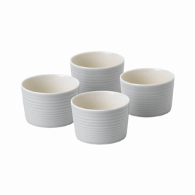 Gordon Ramsay Maze Oven to Table Ramekin 3.9in Light Grey, Set of 4 Dinnerware bulk buy offers