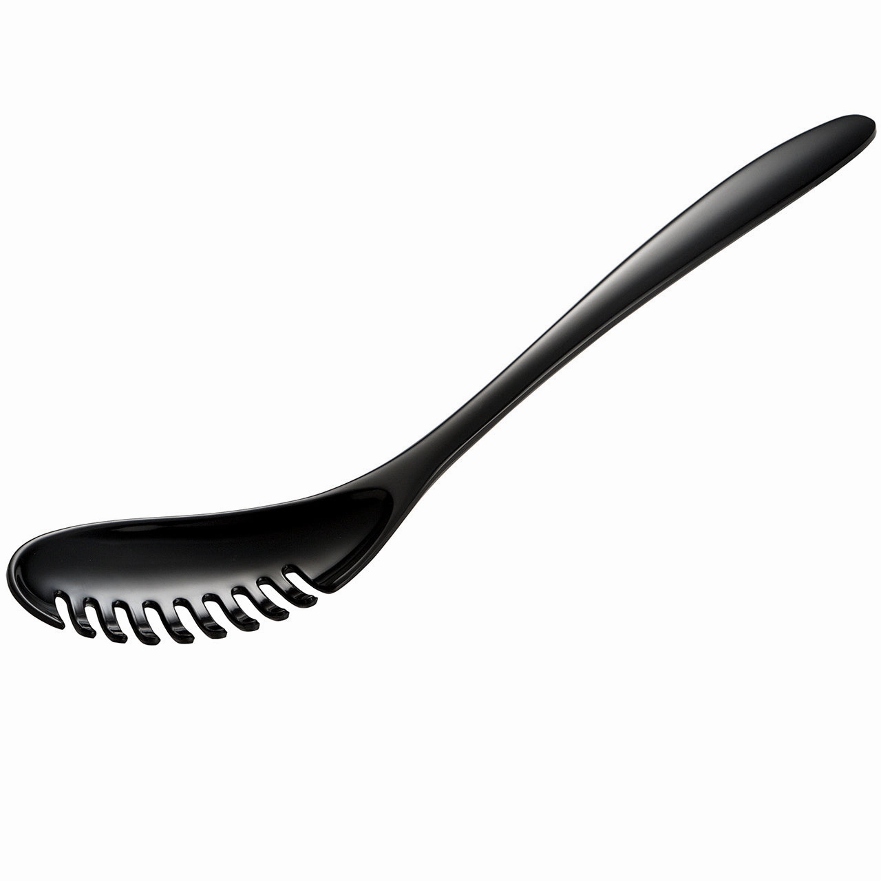 Gourmac 12-Inch Melamine Pasta Server Spaghetti Fork & Strainer